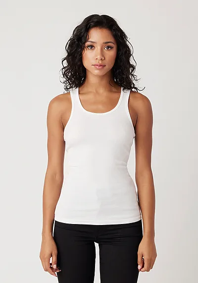Cotton Heritage LC7703 Women's Fitted 2x1 Rib Tank