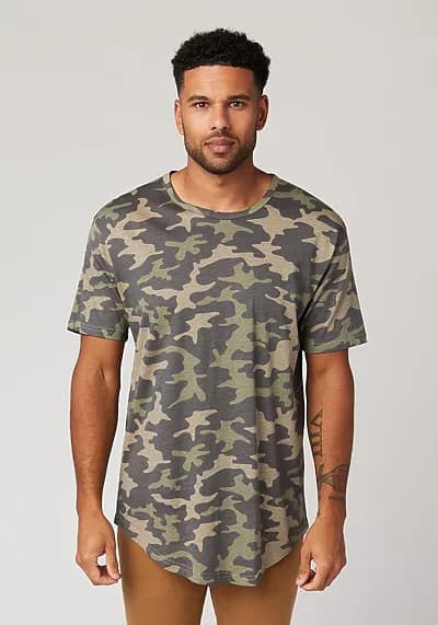 Cotton Heritage MC1050C Unisex Drop Tail T-Shirt