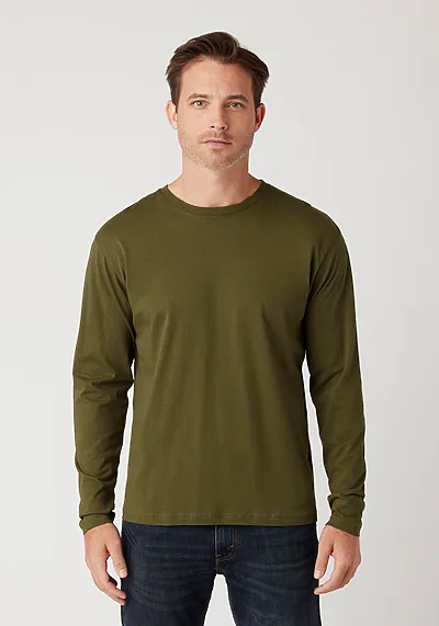 Cotton Heritage MC1144 Men's Long Sleeve T-Shirt