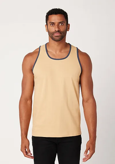 Cotton Heritage MC1792 Premium Contrast Trim Tank Top