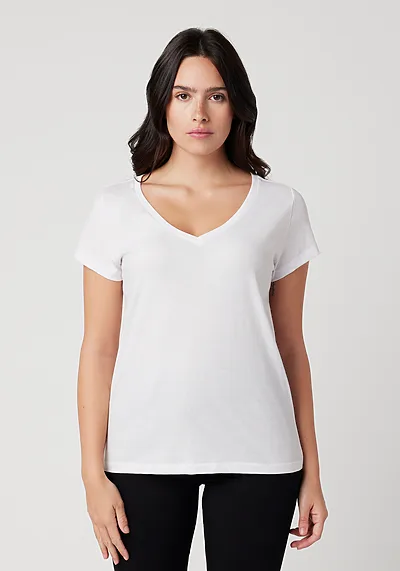 Cotton Heritage W1247 Women's V-Neck T-shirt
